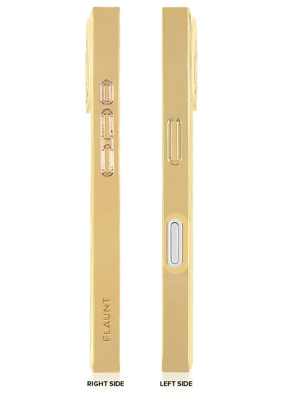 Elite Collection - SQUARE® Gilded Faux Rose Quartz iPhone Case