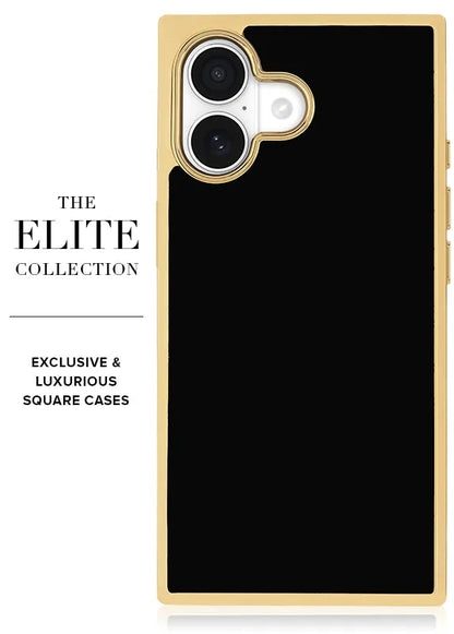 Elite Collection - SQUARE® Gilded Onyx iPhone Case