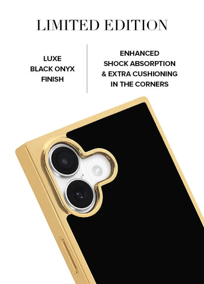 Elite Collection - SQUARE® Gilded Onyx iPhone Case