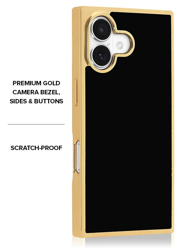 Elite Collection - SQUARE® Gilded Onyx iPhone Case
