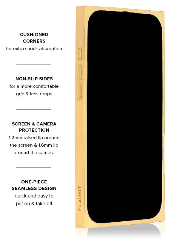 Elite Collection - SQUARE® Gilded Onyx iPhone Case