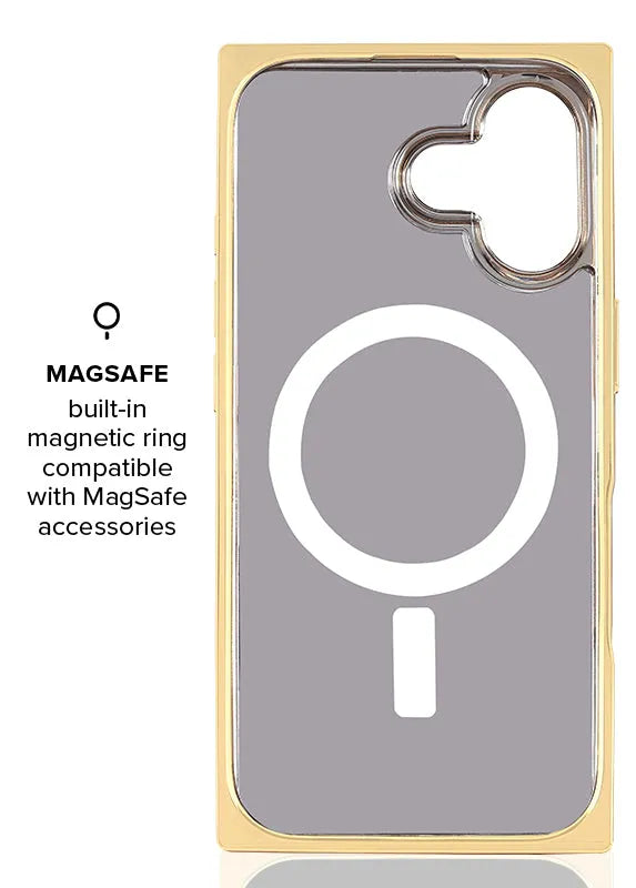 Elite Collection - SQUARE® Gold Checkered Mother of Pearl iPhone Case