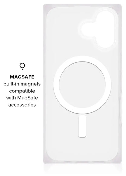 SQUARE® White Polka Dot iPhone Case