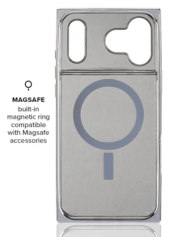 Elite Collection - SQUARE® Silver Crystal Elegance iPhone Case
