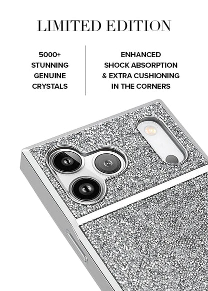 Elite Collection - SQUARE® Silver Crystal Elegance iPhone Case