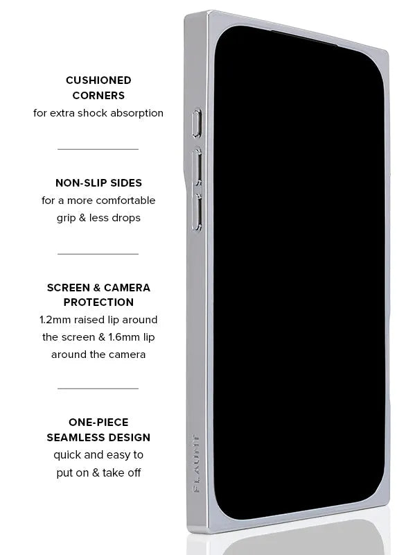Elite Collection - SQUARE® Silver Crystal Elegance iPhone Case