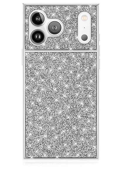 Elite Collection - SQUARE® Silver Crystal Elegance iPhone Case
