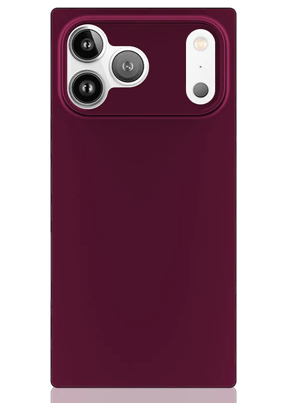 SQUARE® Burgundy iPhone Case