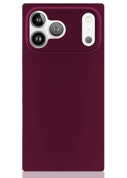 SQUARE® Burgundy iPhone Case