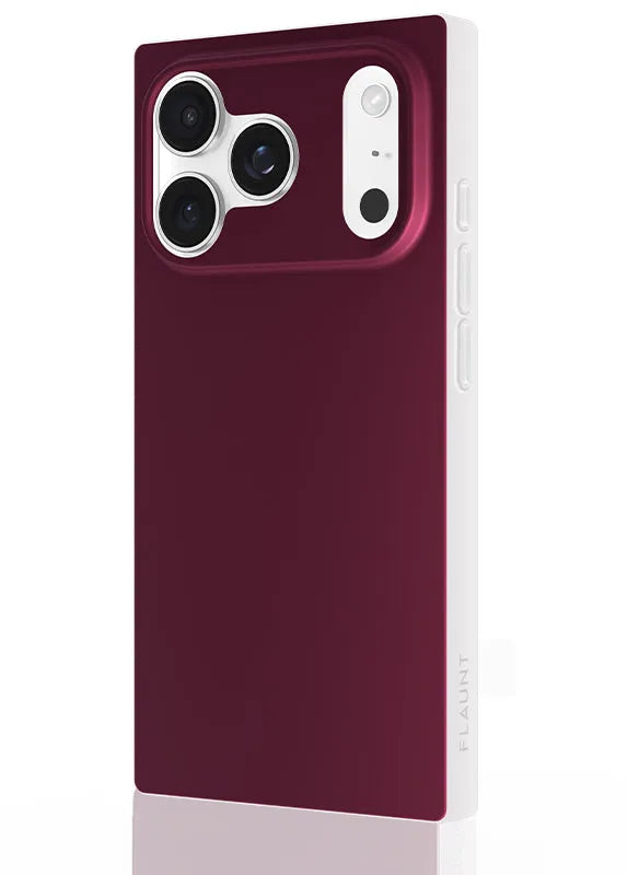 SQUARE® Burgundy iPhone Case